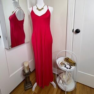 Velvet by Graham & Spencer Vibrant Pink Maxi Dress